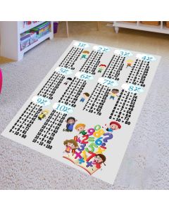Tepih za dečiju sobu 120x180 cm - Tablica množenja C-108